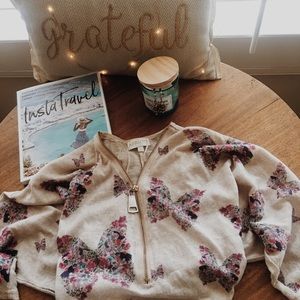 Apricot Butterfly Top